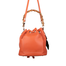 Flamingo Bucket Bamboo bag