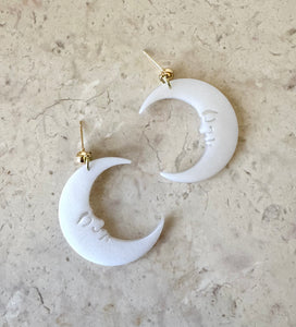 Luna clay earrings