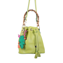 Flamingo Bucket Bamboo bag