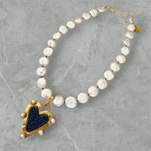 Pearl Glow Heart Necklace