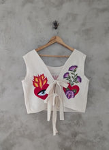 Flores Corazón top/ vest
