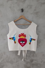 Flores Corazón top/ vest