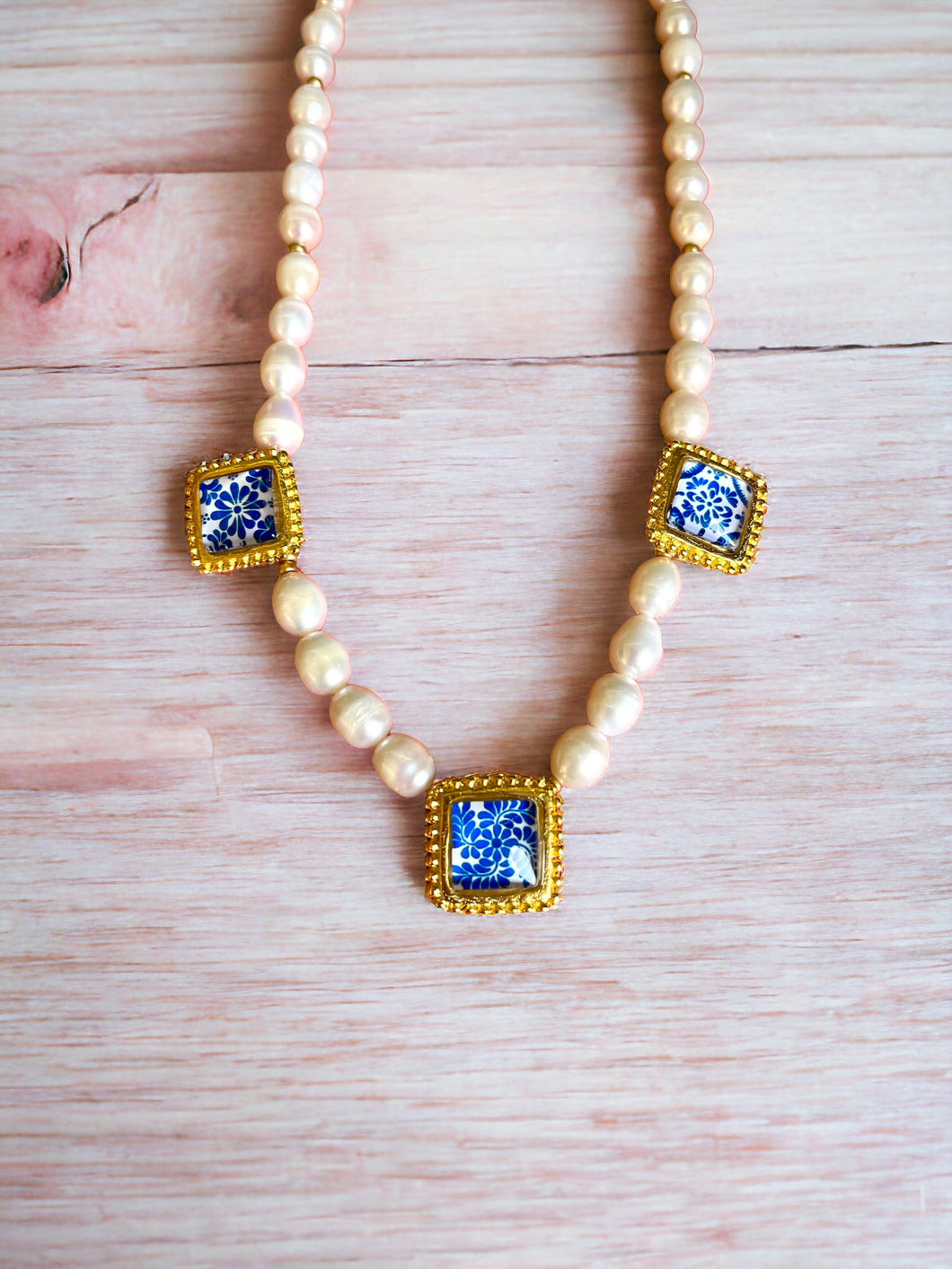 Azulejos Pearl Necklace