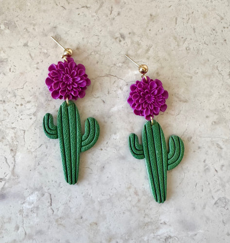 Nopal Clay earrings