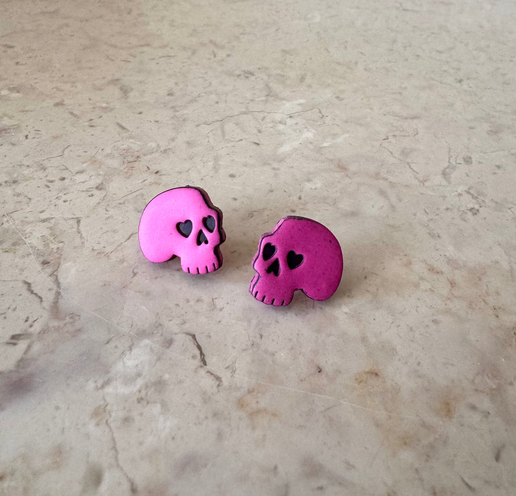 Calaverita Clay studs