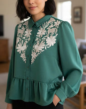 Tenango Floral Shirt blouse