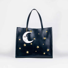 La Luna y Estrella XL Tote (black)