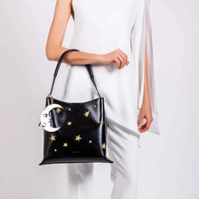 La Luna y Estrella Hobo Bag (black)