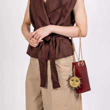 Mini Bucket El Sol bag (red)