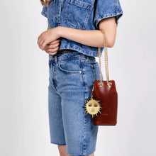 Mini Bucket El Sol bag (clay)