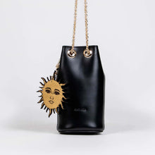Mini Bucket El Sol bag (black)