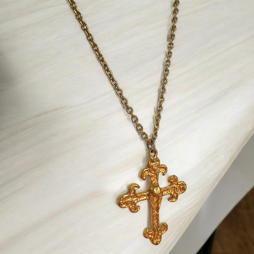 Medieval Cross Necklace