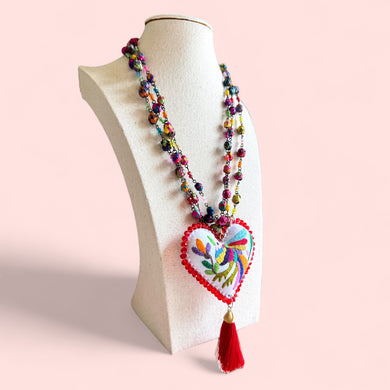 Corazón Otomi necklace
